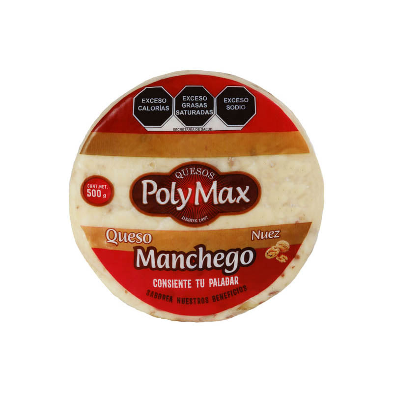 Manchego nuez Polymax 1/2 kg