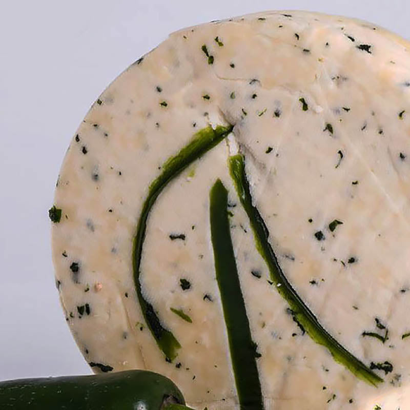 Manchego epazote con rajas Polymax 1/2 kg
