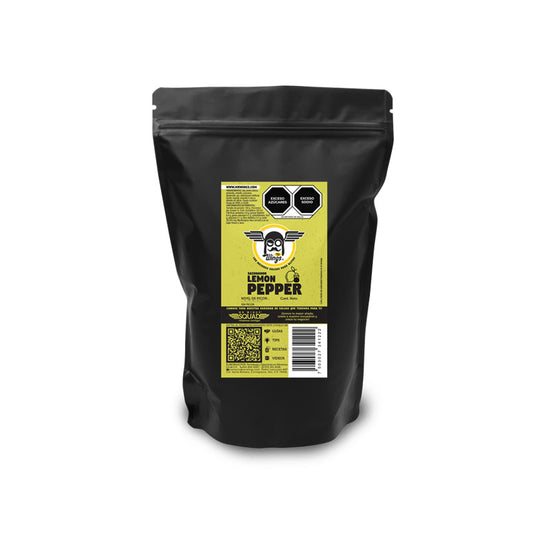 Sazonador Lemon Pepper 1 kg bolsa  Mr. Wing
