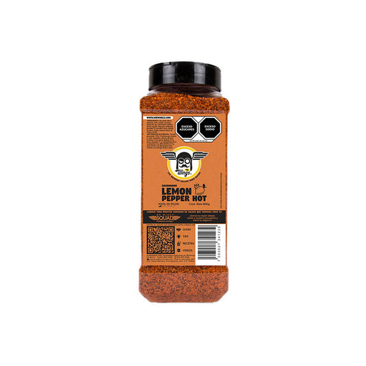 Sazonador Lemon Pepper hot 800 g. Mr. Wings
