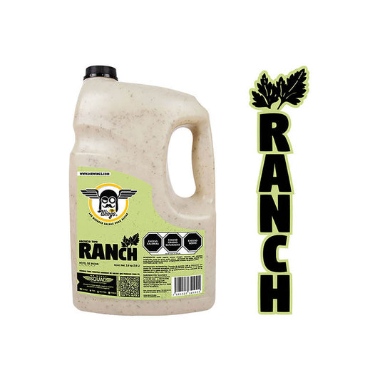 Aderezo Ranch 3.8 lt. Mr. Wings