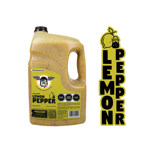 Salsa Lemon Pepper 3.8 lt. Mr. Wings