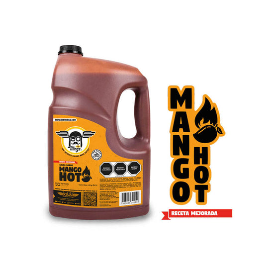Salsa Mango Hot 3.8 Lt. Mr. Wings