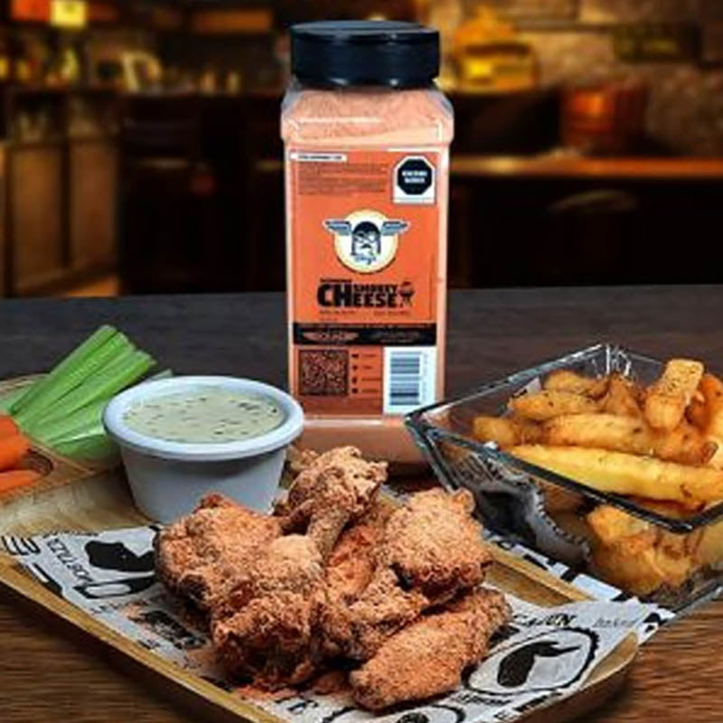 Sazonador Smokey Cheese 800 g. Mr. Wings
